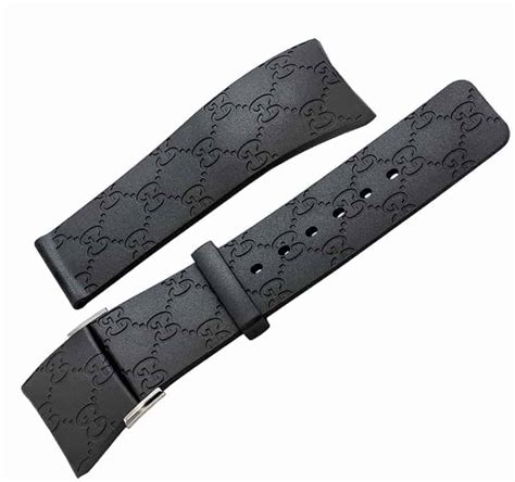 rubber band gucci watch|genuine gucci watch strap.